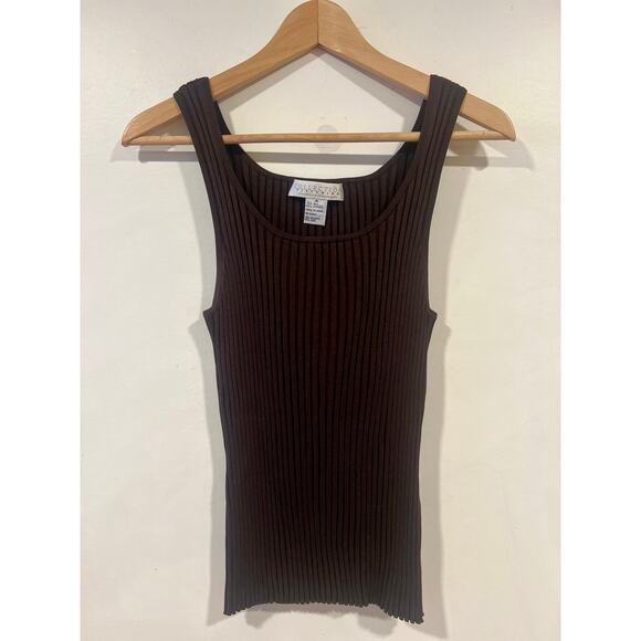 Bloomingdale’s Collection Fifty Nine  Silk Knit Cami Tank Top Basics Medium - Picture 2 of 5